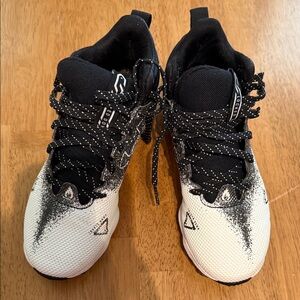 Under Armour Kids Black and White Sneakers